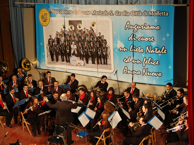 Nevica nel cinema Odeon a Molfetta